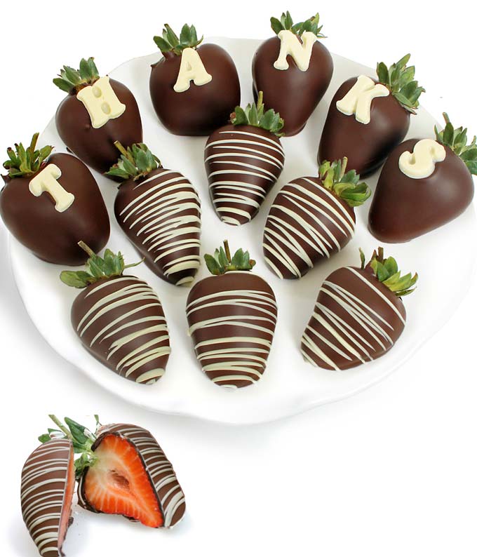 THANKS Chocolate Covered Strawberries