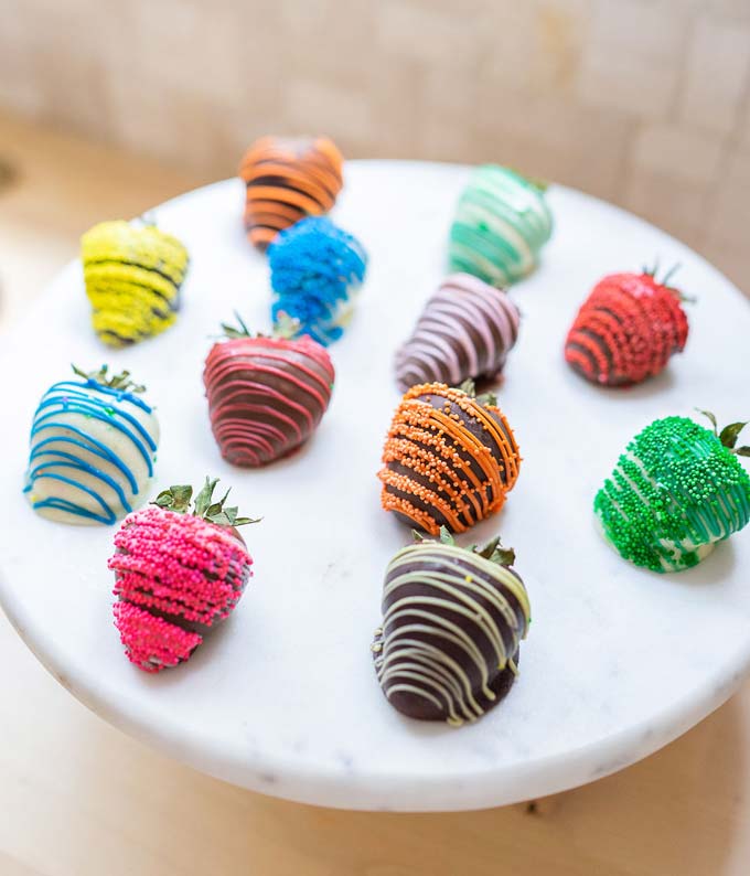 Rainbow Chocolate Covered Strawberries - Image 2