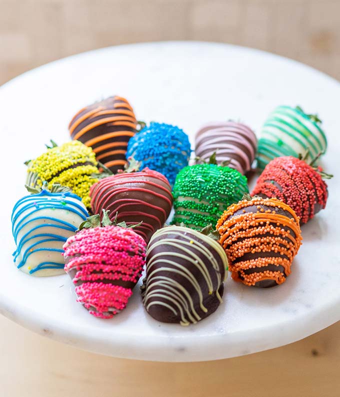 Rainbow Chocolate Covered Strawberries - Image 3