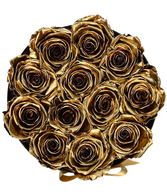 Luxury Gold Forever Roses - Image 2