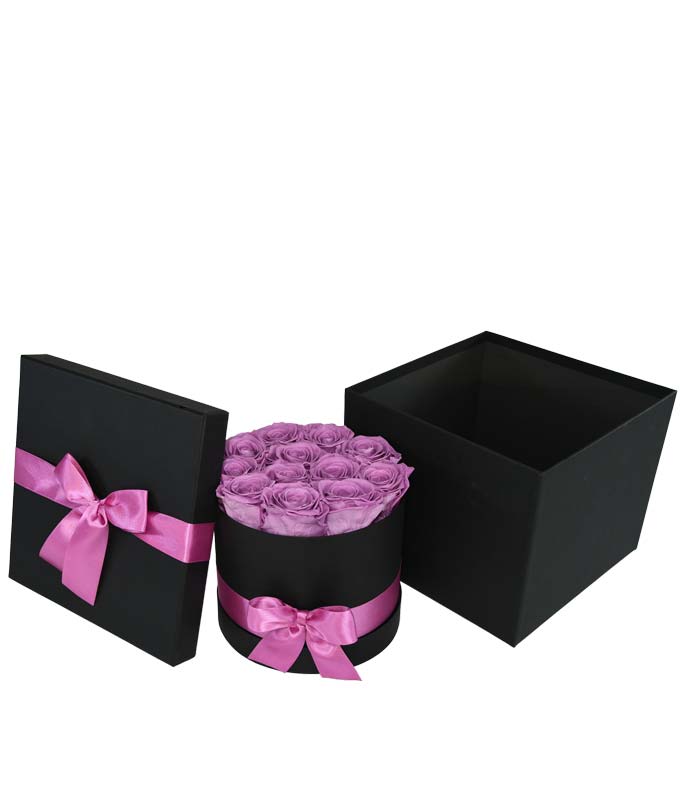 Luxury Lavender Forever Roses - Image 3