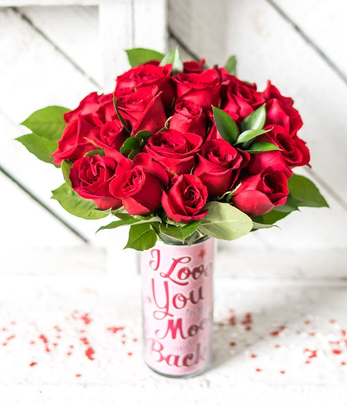 Two Dozen Red Roses with Belgian Chocolate Birthday Berries - Image 3