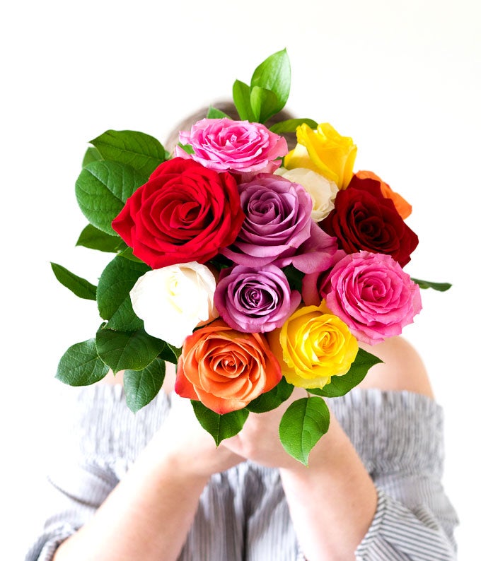 Happy Birthday! Flowers and Chocolate Strawberries - Image 4