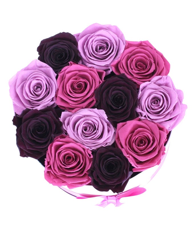 Luxury Forever Roses - Purple Rainbow - Image 2