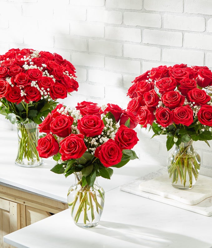 36 Red Rose Bundle with Chocolates & Bear - Image 2