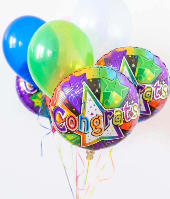 Congratulations Florist Designed Balloon Bouquet - Image 4