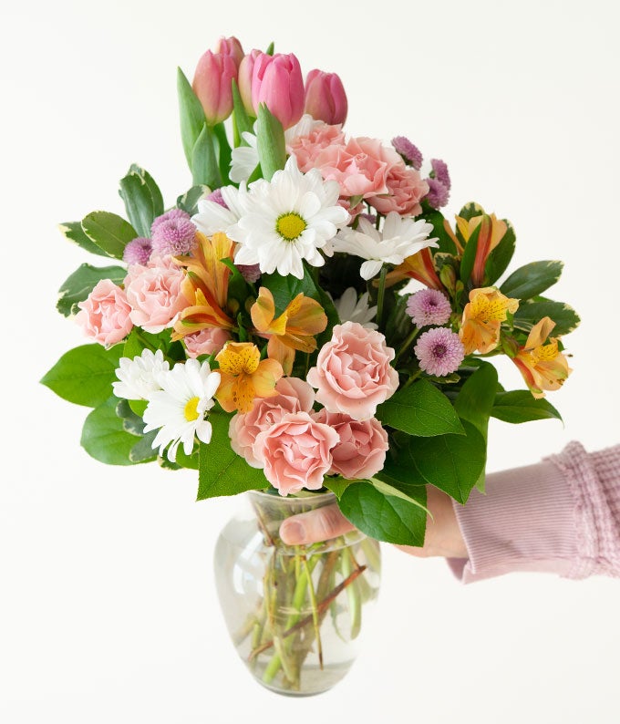Spring Pastels Floral Bouquet - Image 2
