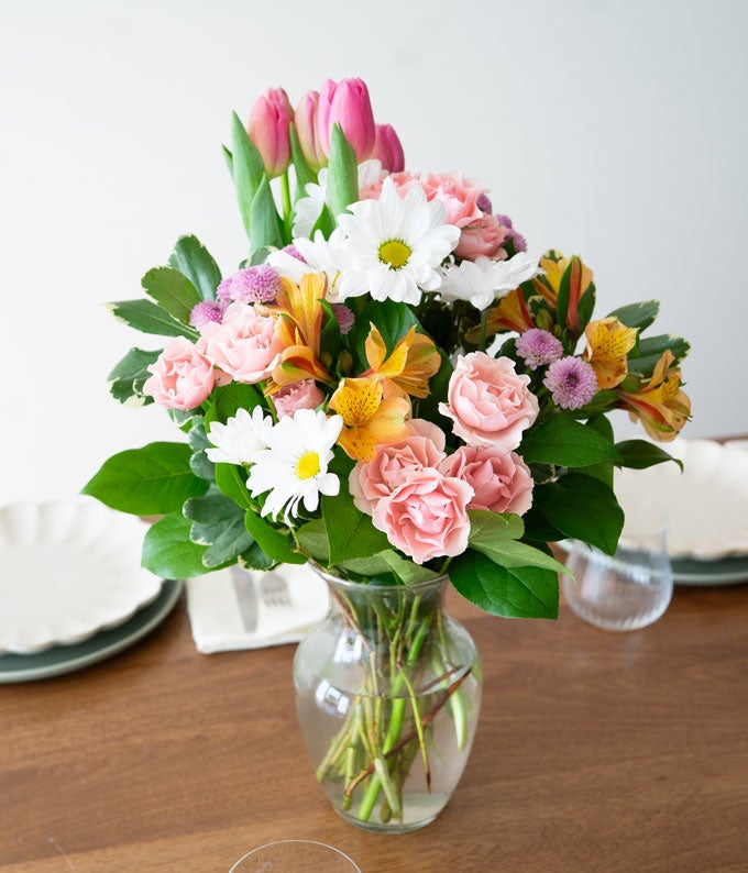 Spring Pastels Floral Bouquet - Image 4