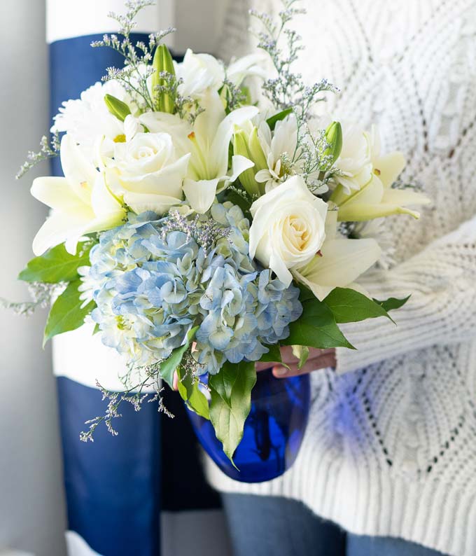 Beautiful in Blue Bouquet - Image 4