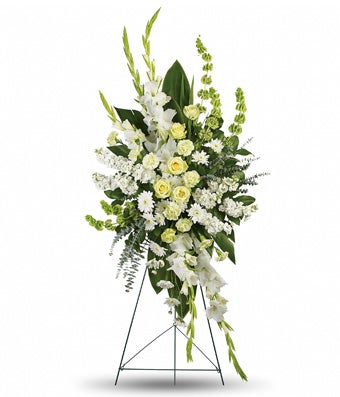 White Condolence Spray