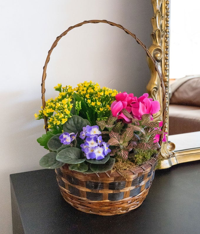 Spring Floral Basket - Image 2