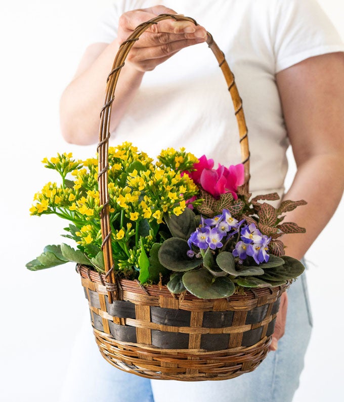 Spring Floral Basket - Image 3