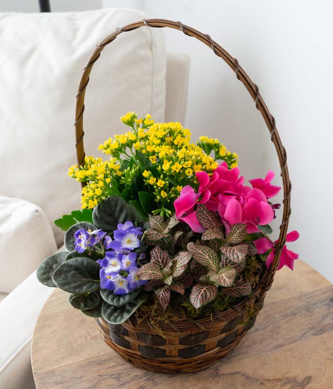 Spring Floral Basket - Image 4