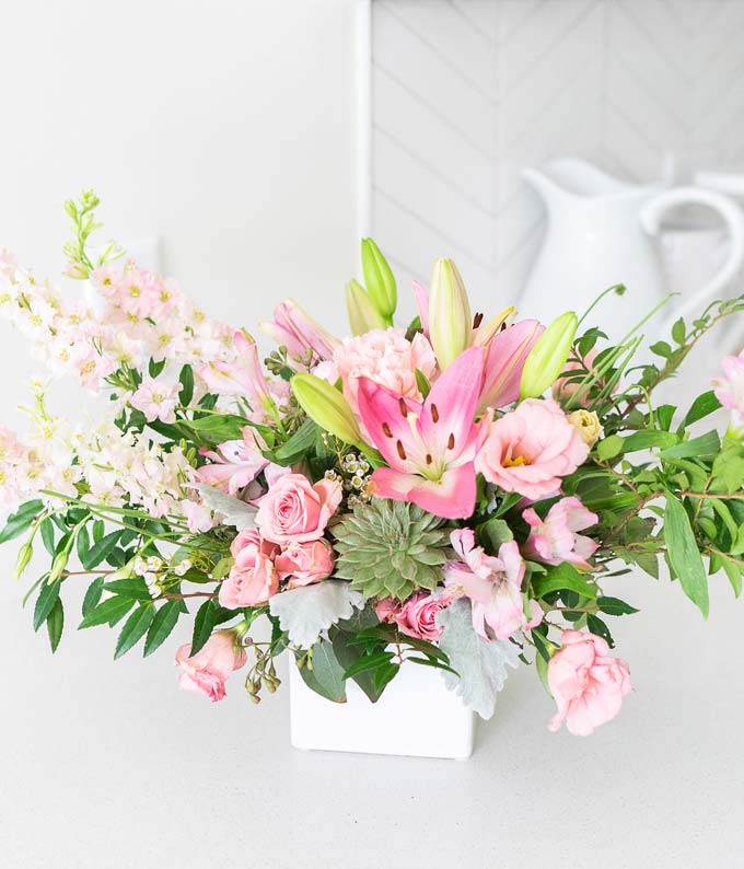 Modern Romance Succulent Arrangement - Image 2