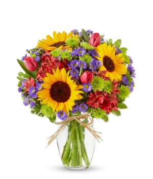 Utopian Sunflower Garden