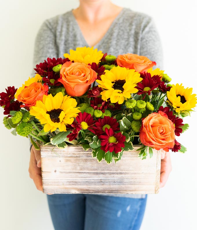 Butterscotch Blossoms Basket - Image 3