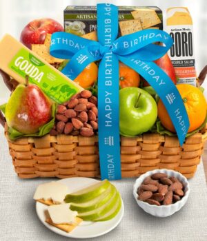 Salami & Cheese Birthday Gift Basket