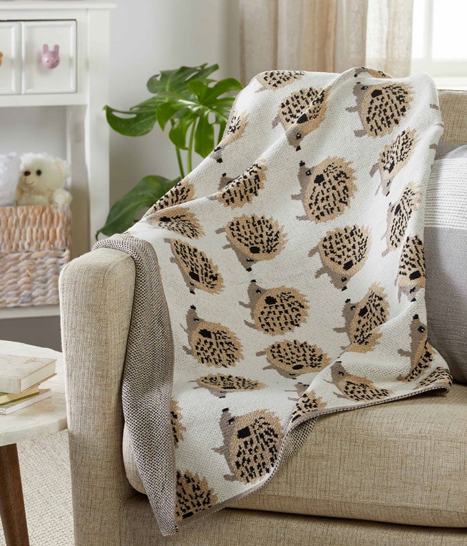 Sweet Hedgehogs Baby Blanket - Image 2